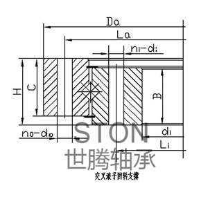 交叉滾子轉盤(pán)軸承(無(wú)齒）